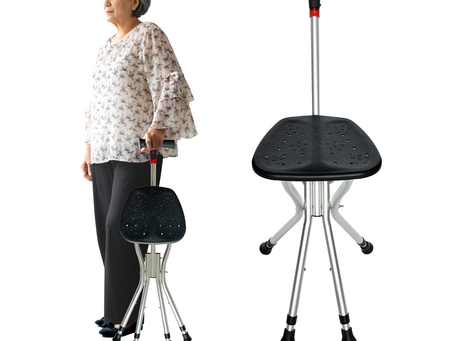 An Essential Mobility Tool Seniors Need: Walking Cane Seat