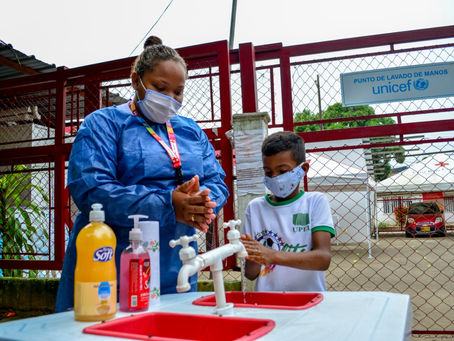 UNICEF promueve la higiene de manos para que se convierta en un pilar de los programas de salud