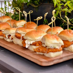Catfish Sliders with Creole Mustard Slaw