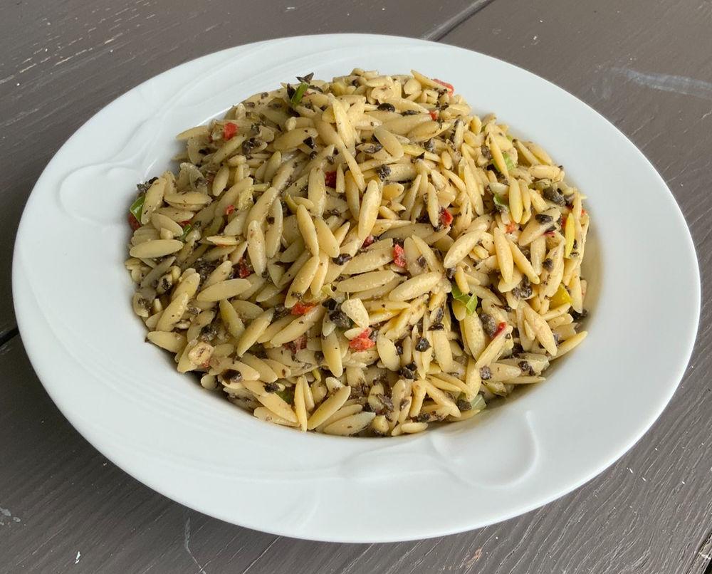 Greek Style Orzo Salad
