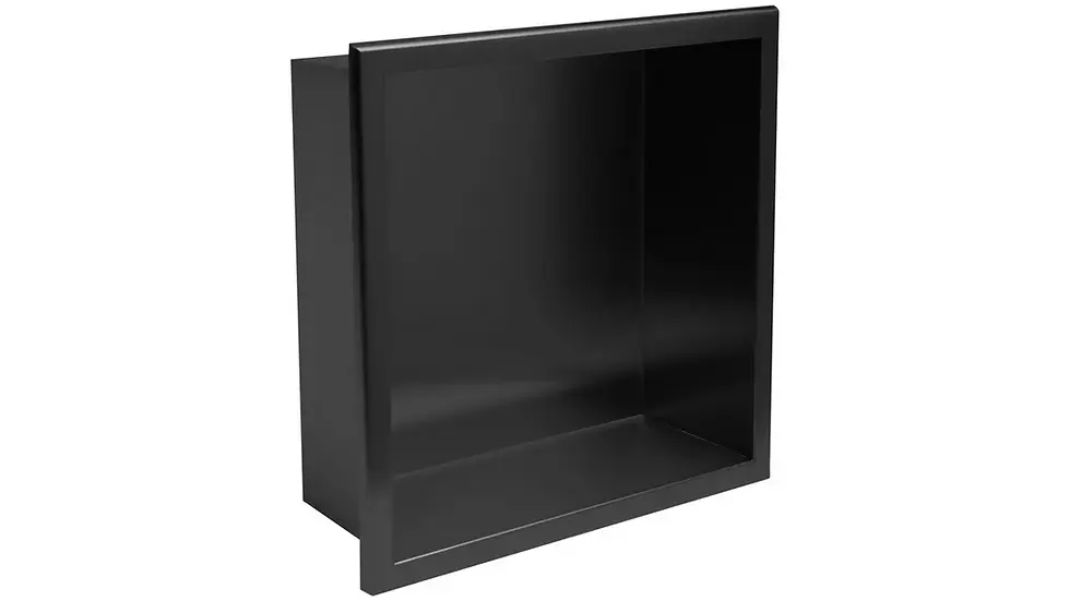 Shower Niche 300x300 Matt Black