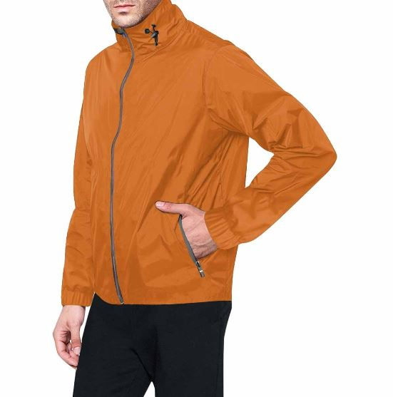 Thumbnail: Uniquely You Cinnamon Brown Hooded Windbreaker
