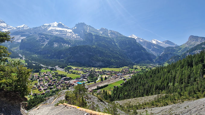 Kandersteg séð frá Höhe