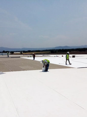 impermeabilizacion impermeable tpo argentina membrana lamina TPO AQUALINER