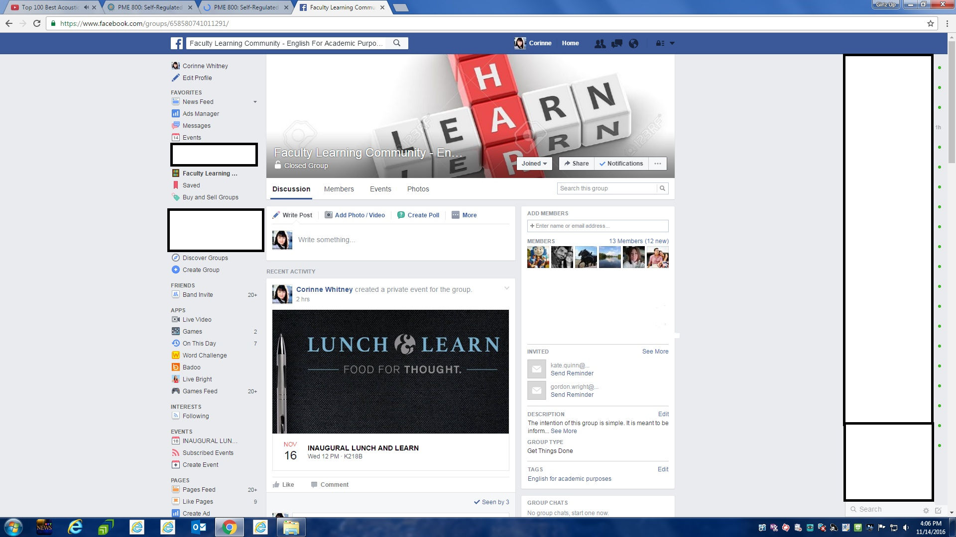 Faculty Learning Community
