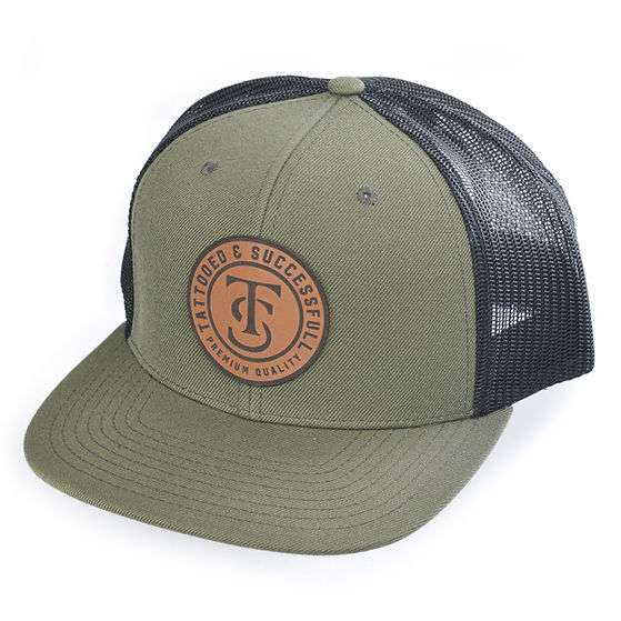 Leather Patch Hat Image