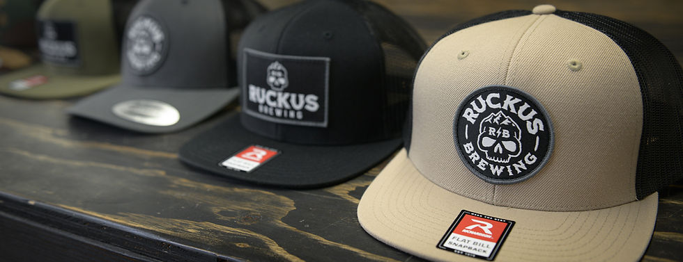 Custom Embroidered Hats Banner