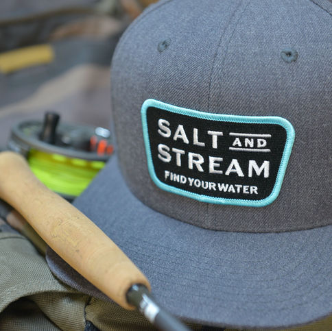 Salt and Stream Embroidered Patch Hat