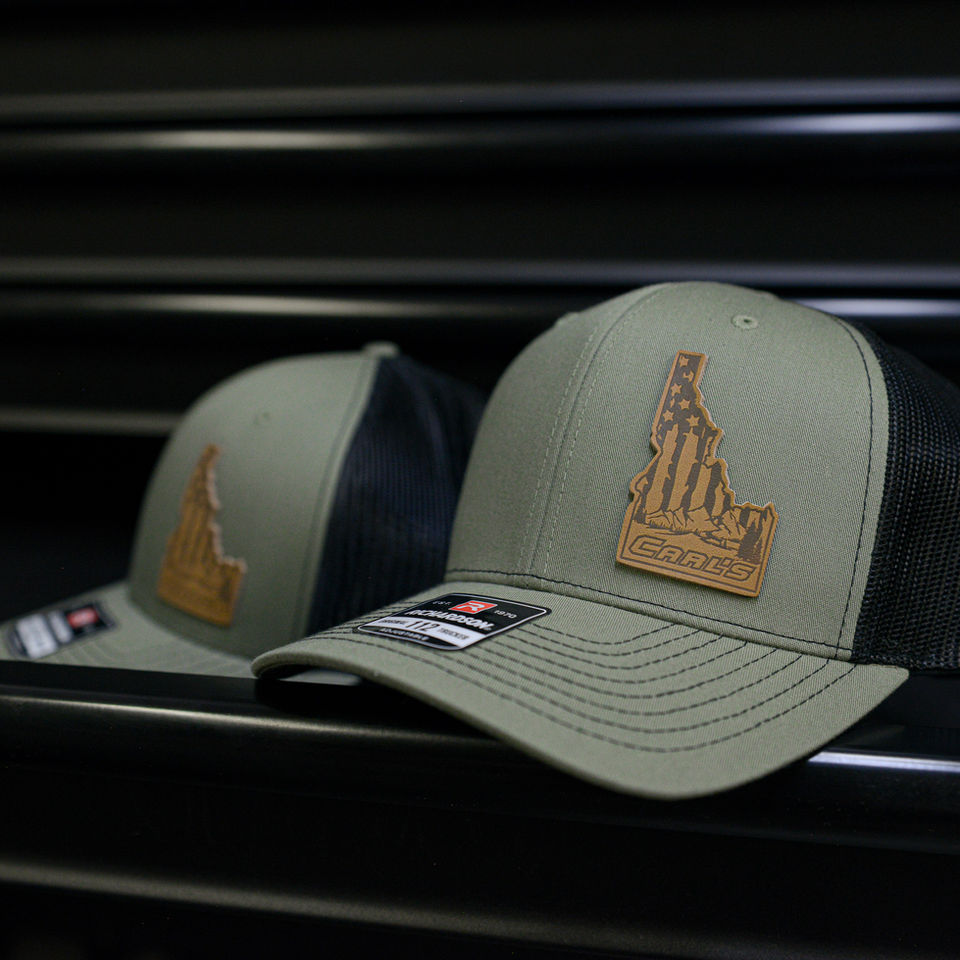 Carl's Idaho Leather Patch Hat