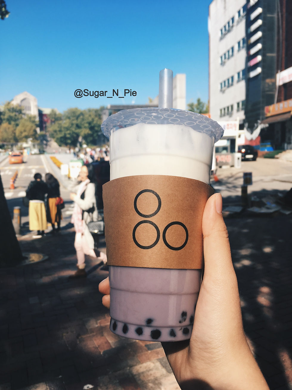 Seoul Itinerary 7 days || Yam-flavored bubble tea, Ehwa Woman University