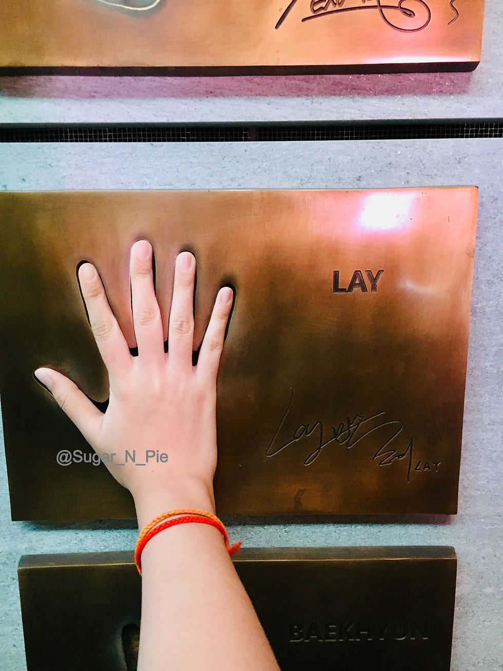 Seoul Itinerary || Handprint collection by SMTOWN artist, SM Town Coex Artium