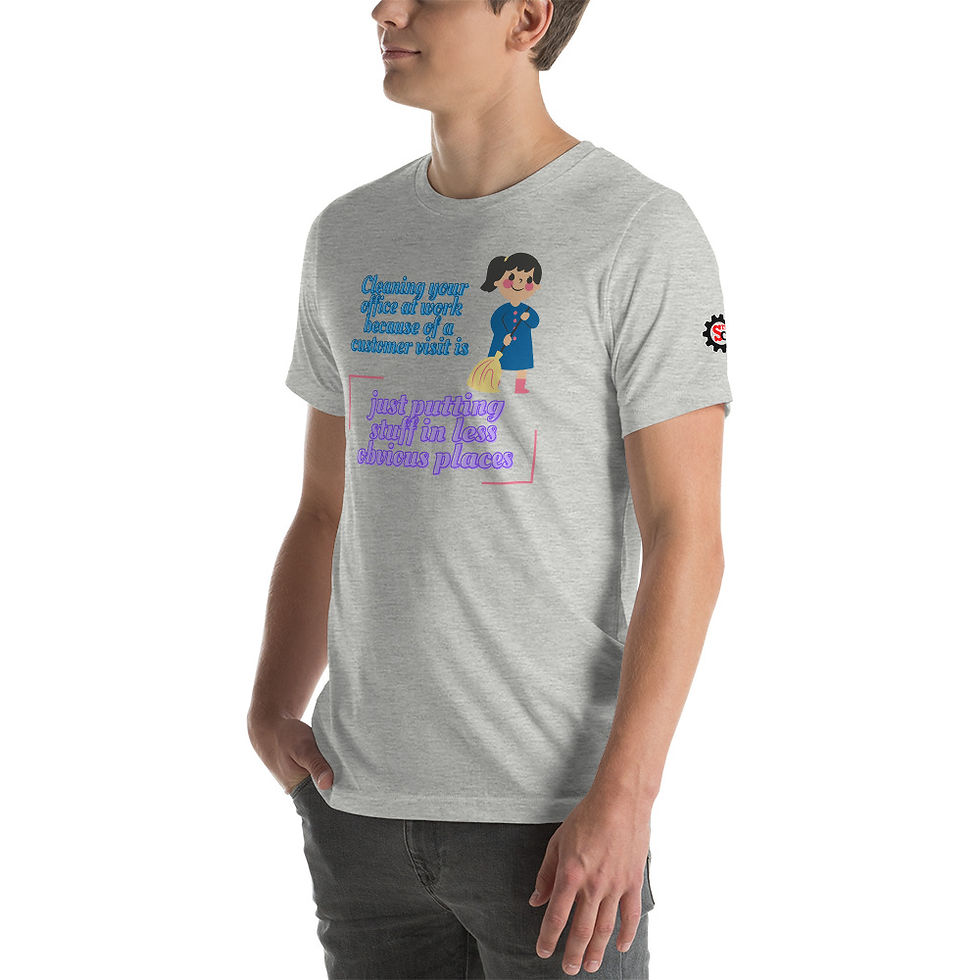 Thumbnail: "Office Visit Cleaning" - Unisex t-shirt