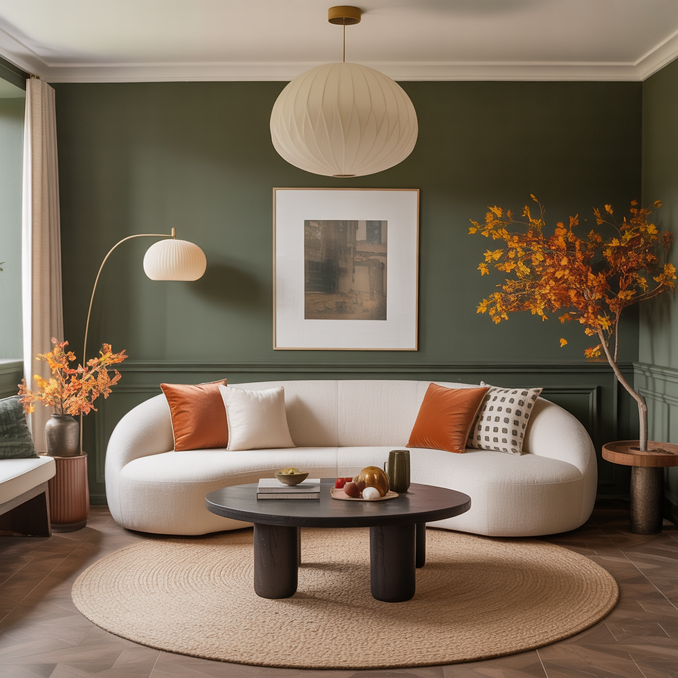 Fall style in a modern setting