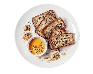 Oatmeal bread with oats and honey