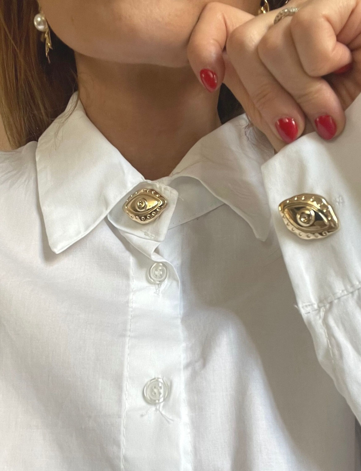 Le Bijoux de Bouton ŒIL d’Antan Or