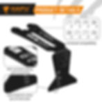 Miniaturbild: HAPU starlock curved carbide multi tool blade with features