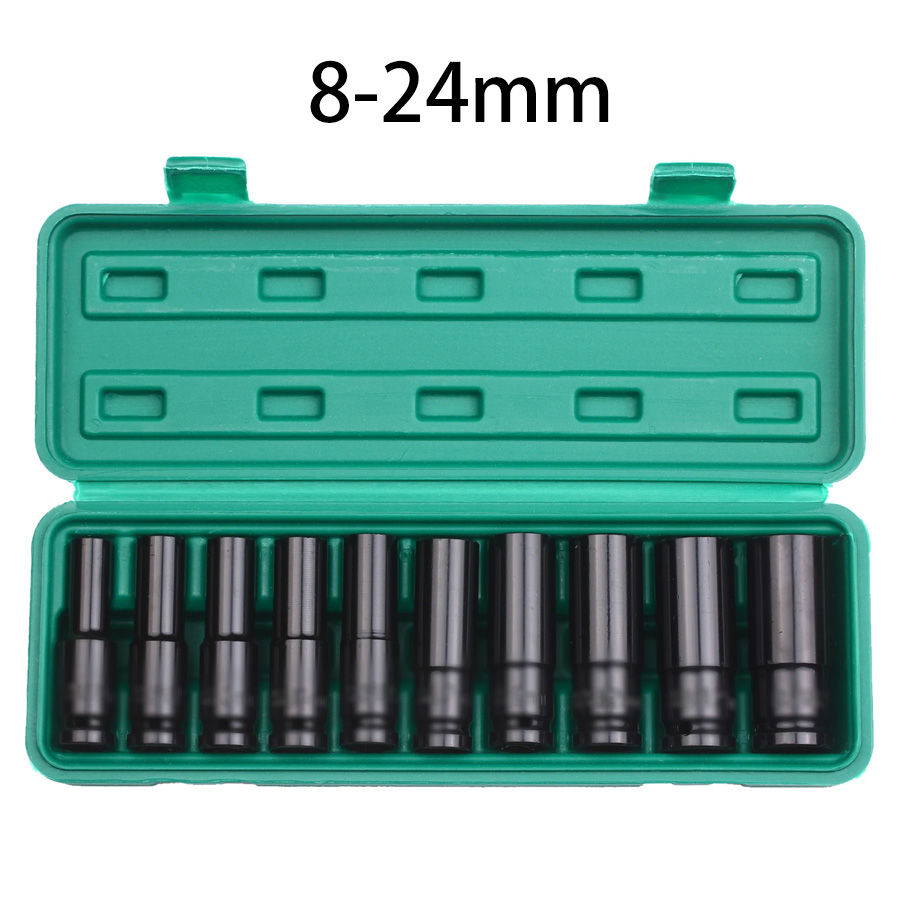 Miniaturbild: Green Socket Wrench Set (8-24mm) in PRO TOOL BOX