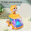 Thumbnail: Cute tiger car toy, text: The tiger pressed the car, Size: 9.5"*7"*12.5cm