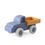Thumbnail: Purple and orange toy dump truck