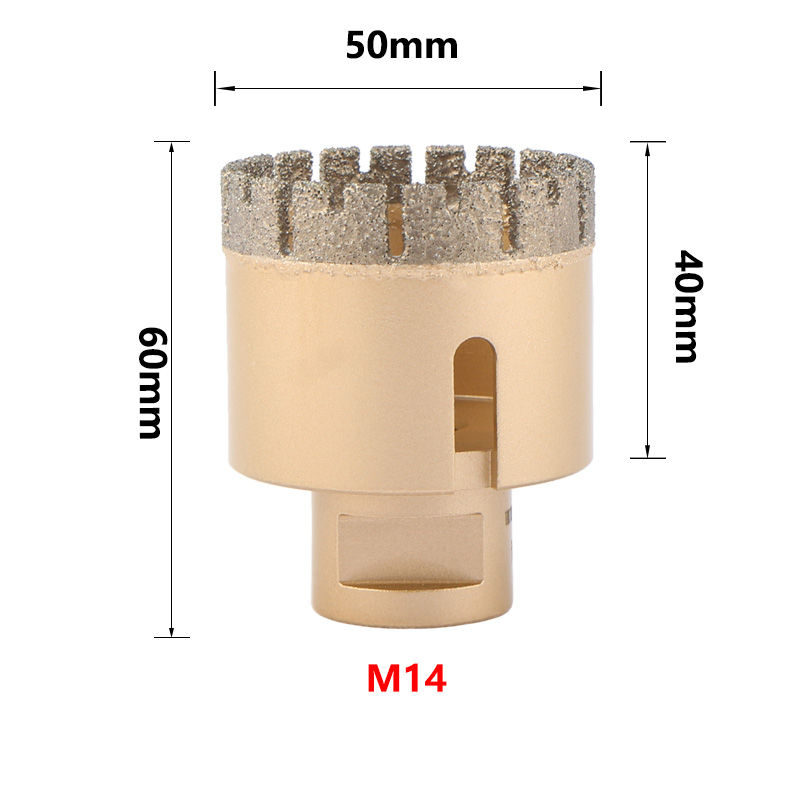 Küçük resim: Diamond drill bit, 50mm, 60mm, 40mm, M14