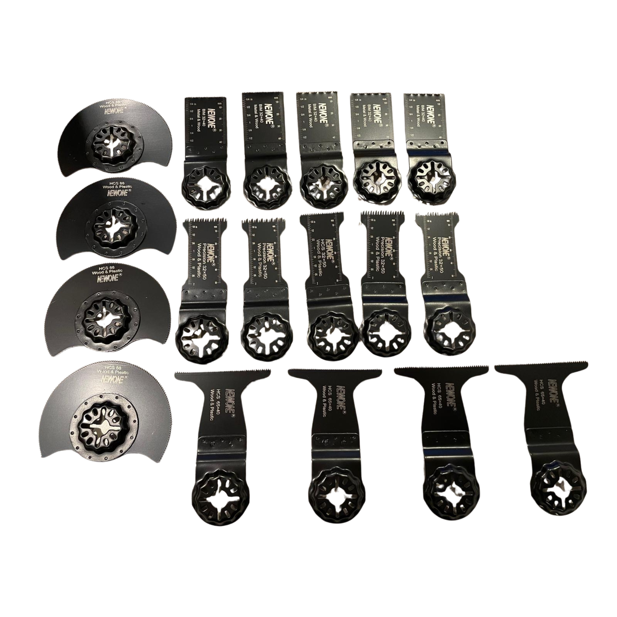 Starlock 18-Piece Oscillating Multi-Tool Blade Set – Mixed Kit