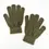 Thumbnail: Pair of olive green knit gloves