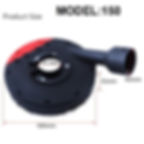 Thumbnail: Model 150: 180mm diameter grinding disc attachment with vacuum hose