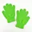 Thumbnail: Bright green knitted gloves