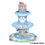 Thumbnail: Blue cupcake stand with house topper and 