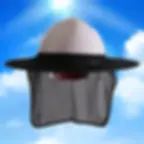 Küçük resim: A yellow fireman's hat against a clear blue sky, symbolizing construction safety and reflective gear.