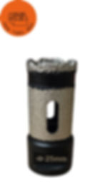 Thumbnail: A collection of four diamond drill bits in different sizes, illustrating the versatility and precision of diamond drilling to