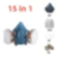 縮圖：15 in 1 respirator mask with filters