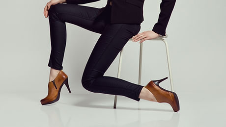 brown high heels