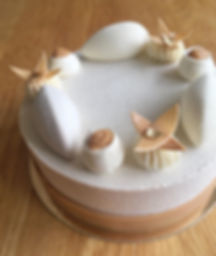 Entremets riz au lait, caramel, pécan, à partir de: