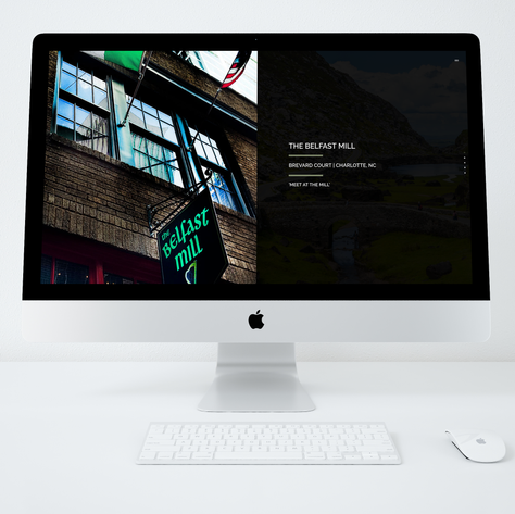 Method331 Creative | Charlotte, NC | Graphic + Web Design Agency // Belfast Mill Irish Pub