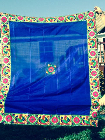 silk embroidery