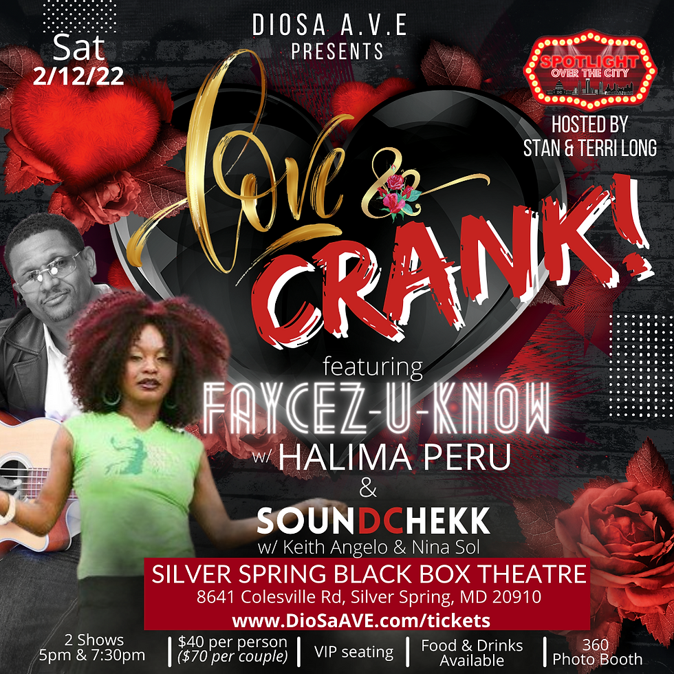 Love & Crank featuring FAYCEZ-U-KNOW with Halima Peru & SounDChekk Band with Keith Angelo & Nina Sol