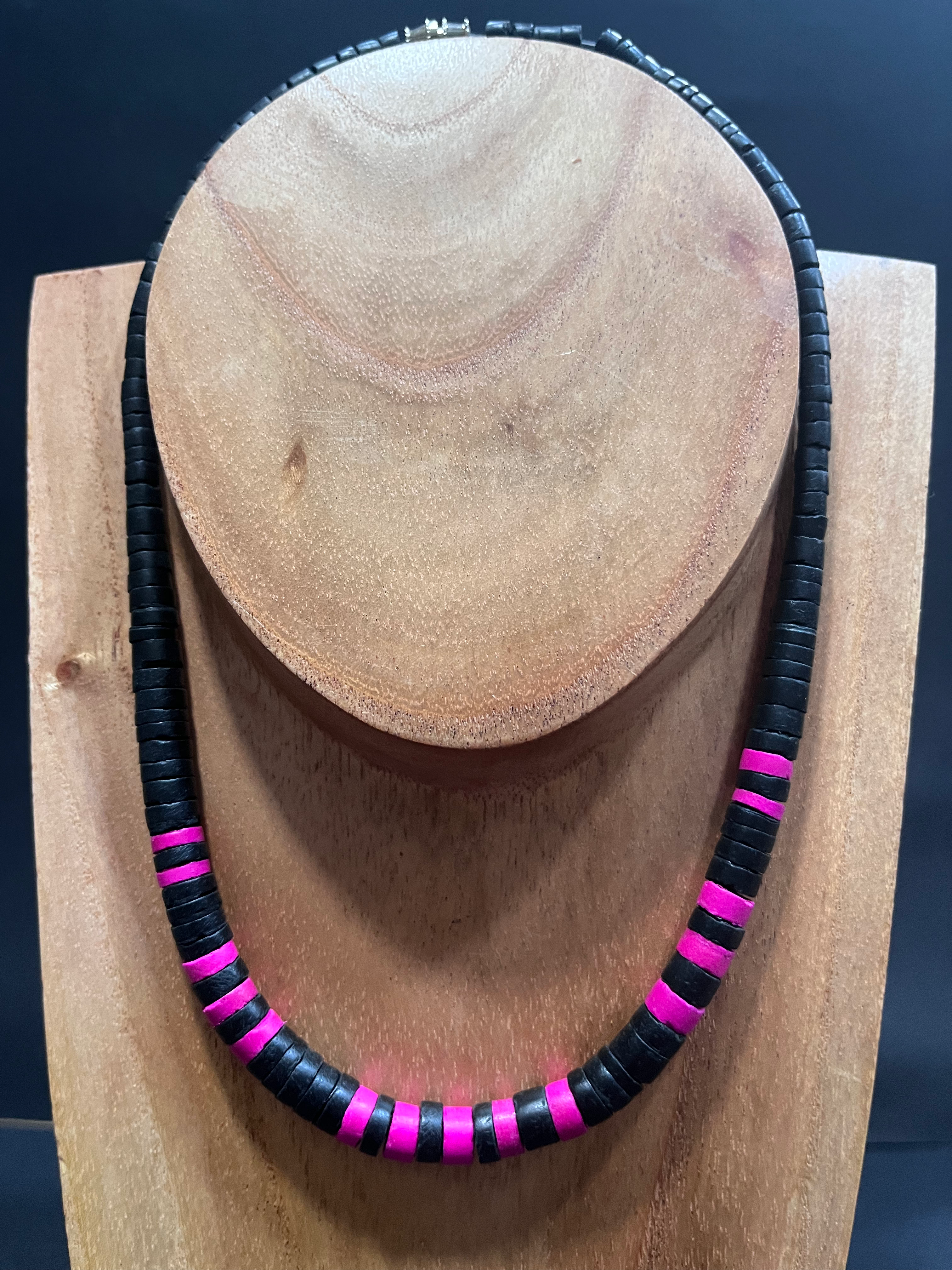 Collar Cuentas Rasta (Negro)