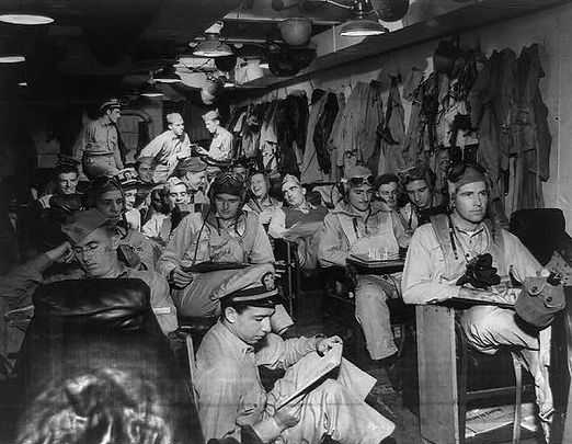 World War 2 Carrier Ready Room