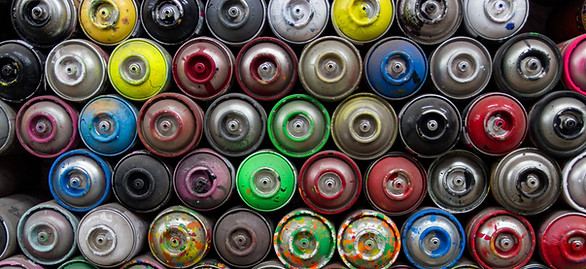 Spray Paint Cans