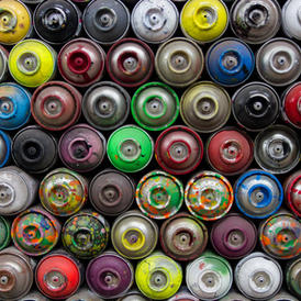 Spray Paint Cans