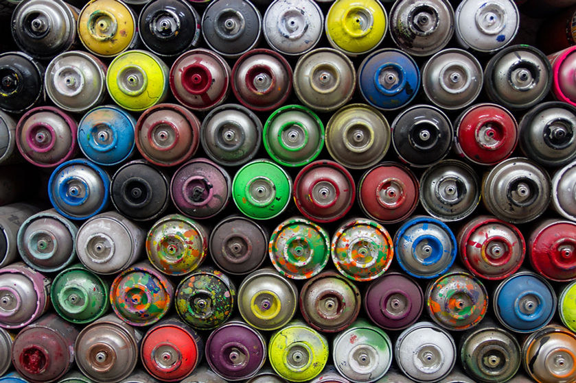Spray Paint Cans