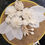 Thumbnail: Shola Flowers Platter | white | 1 Set