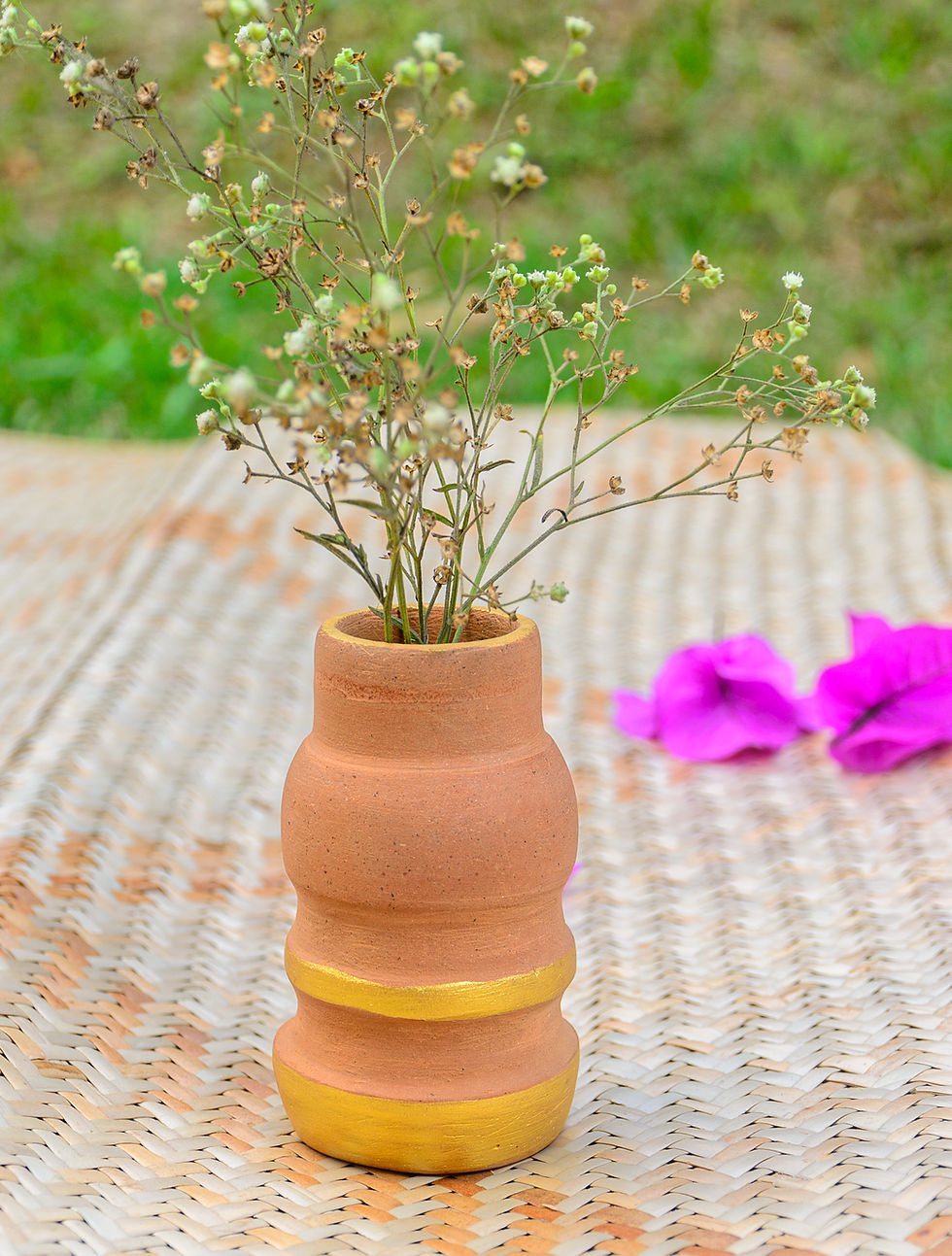 Thumbnail: Terracotta Vase (Small) - 5"X2.5"