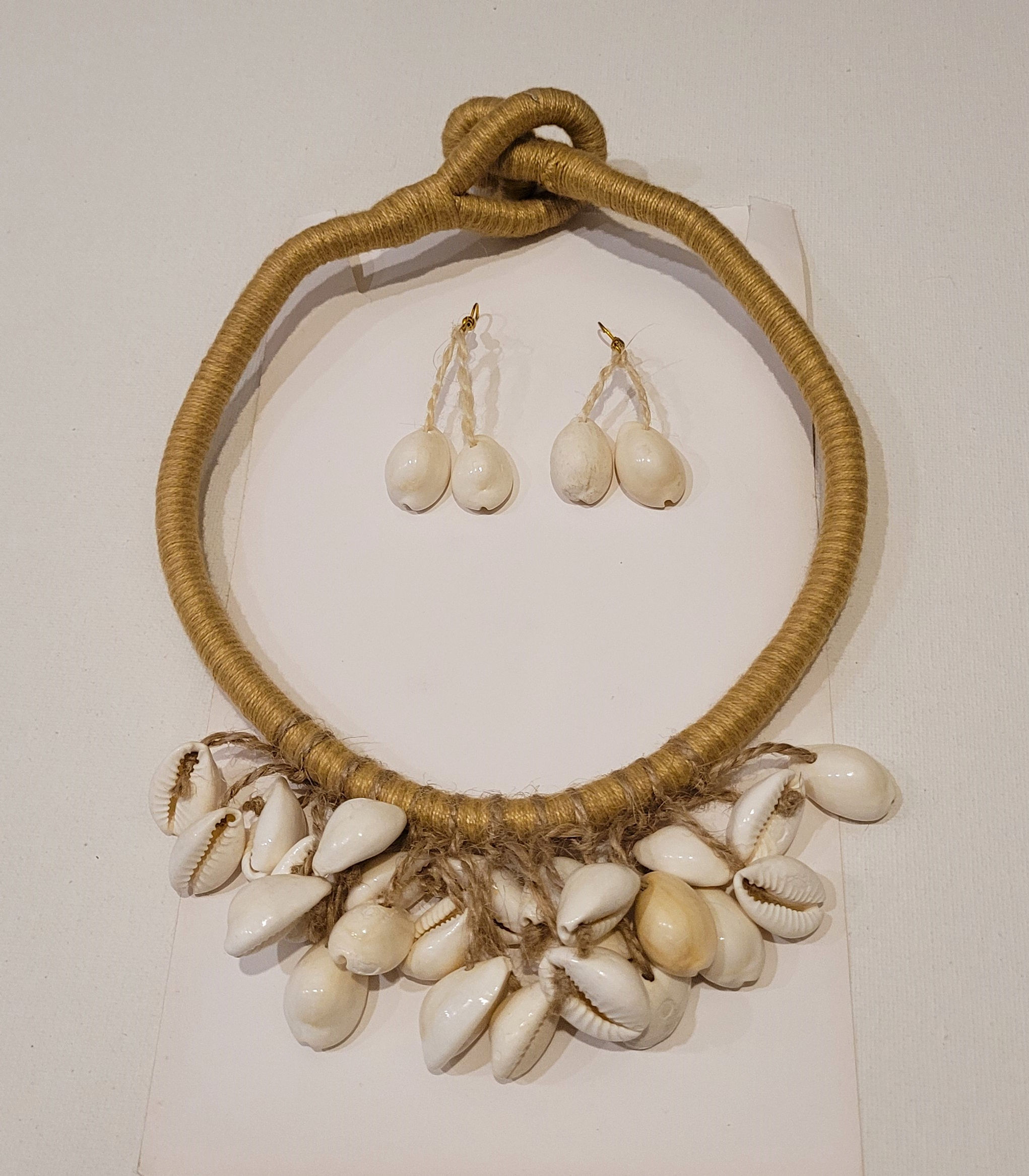 Natural Jute Jewellery Set | 1 Necklace & 1 Pair Earring