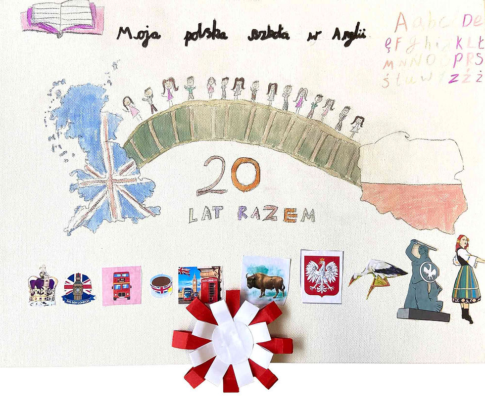 Natalia Chojnowska KL II - wyróżnienie w konkursie plastycznym PSS w St Albans