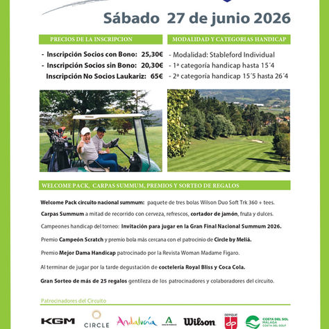 iertas inscripciones Circuito Nacional Summum en Almería y Bilbao