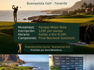 Abrimos Inscripciones Torneo Viajar Summum en Buenavista Golf domingo 02 de agosto