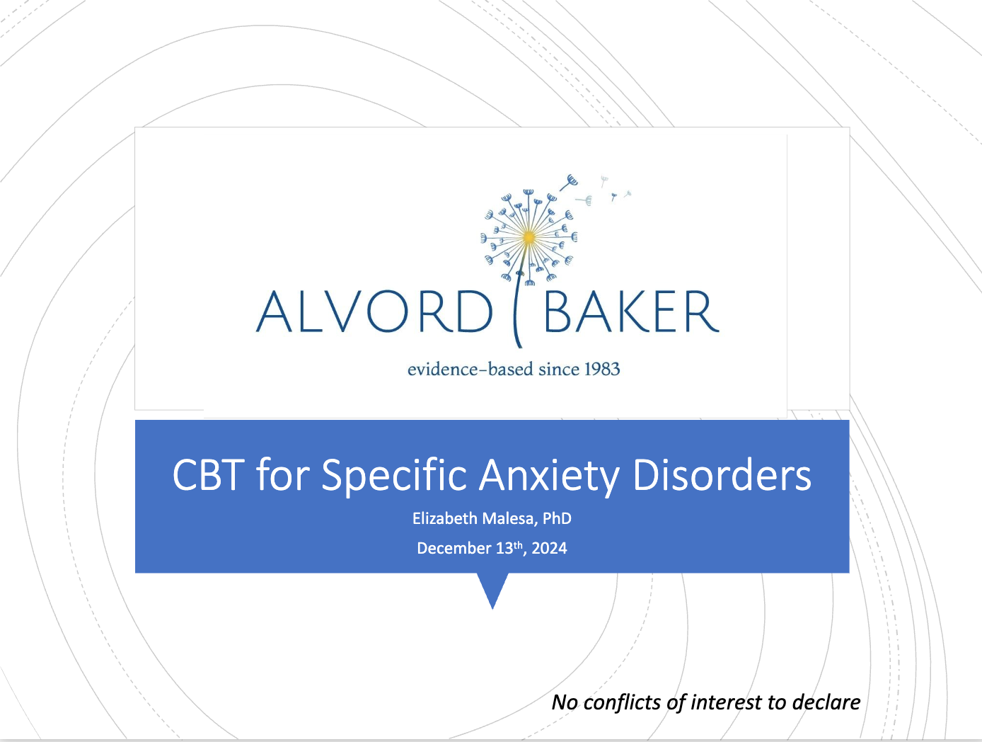 Cognitive Behavioral Therapy for Specific Anxieties in Children and Adolescents
