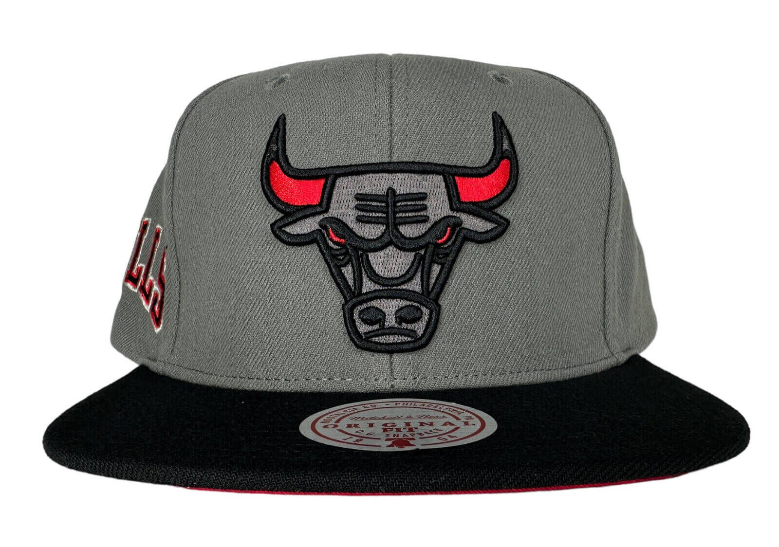 Mitchell & Ness NBA Chicago Bulls Storm Front Team Logo Snapback Hat